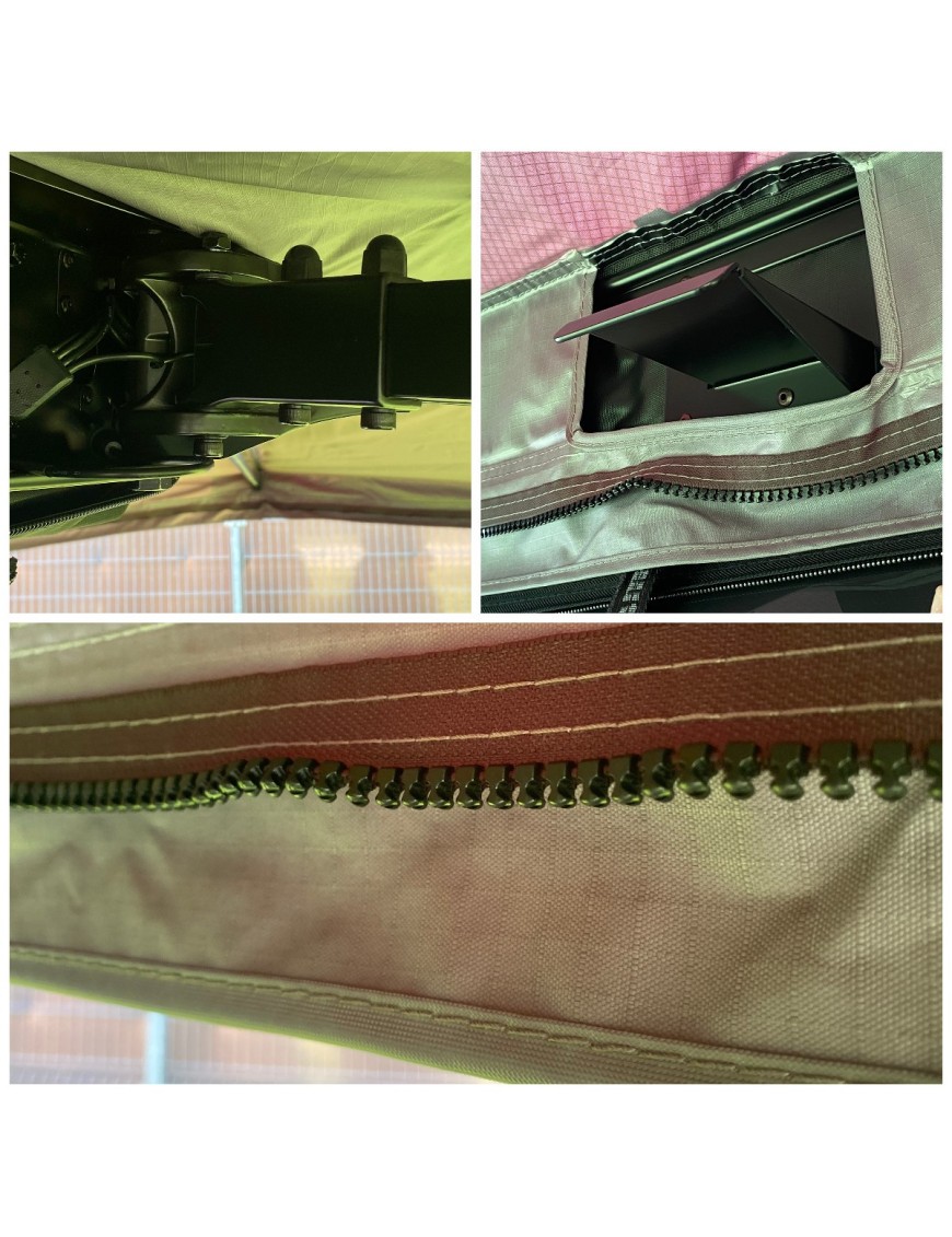 Zadaszenie Batwing II Premium 270° 2,5 m zielony pasażer