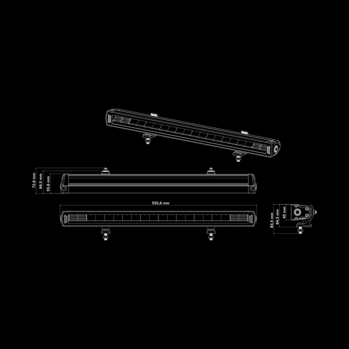 22" Strands XPA Siberia SR Panel LED | 55cm - ujęcie 4