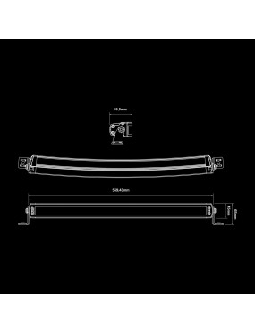 22" Strands XPA Siberia SR Panel LED | 55cm