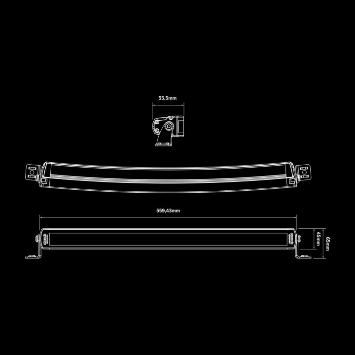 22" Strands XPA Siberia SR Panel LED | 55cm - ujęcie 6