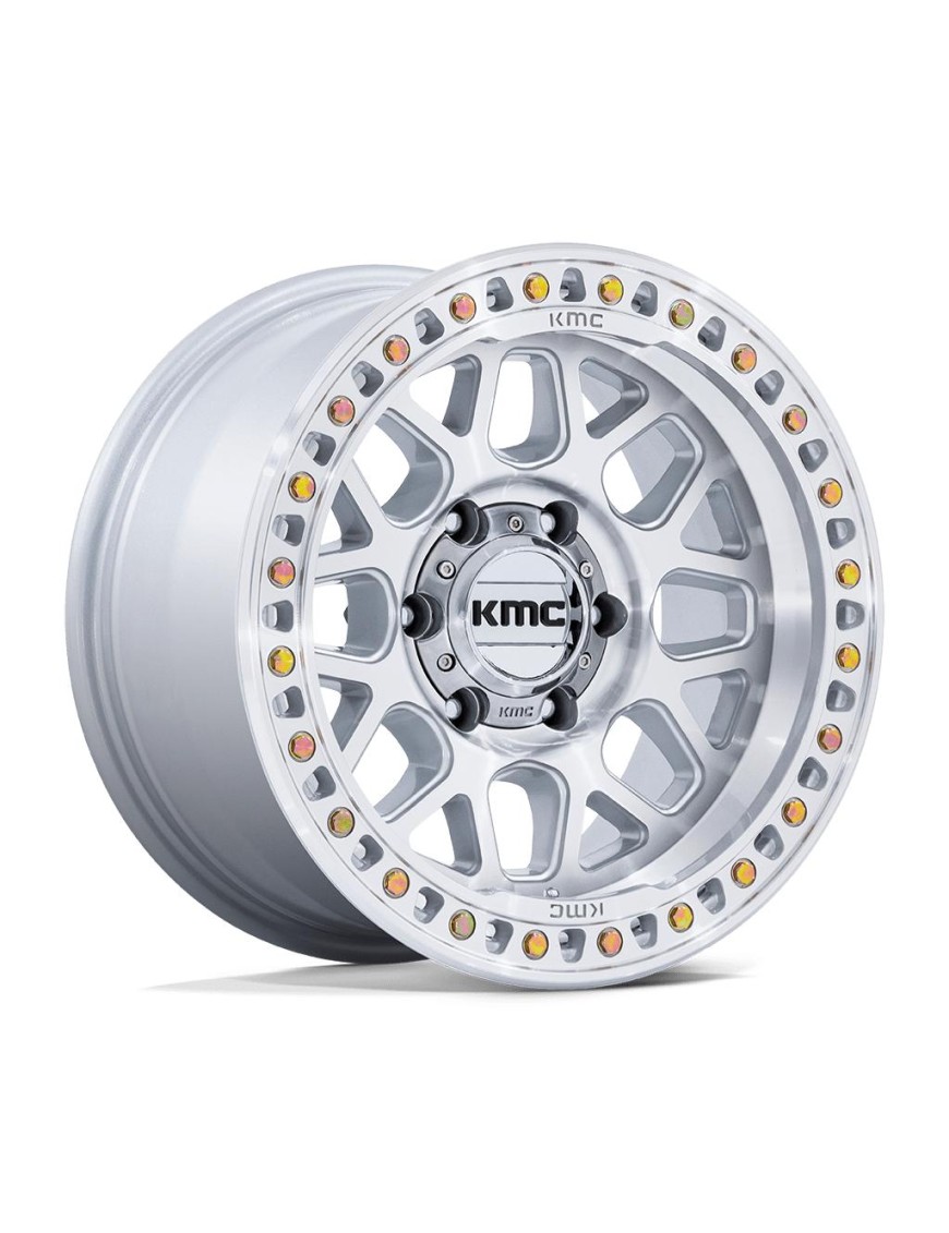Felga aluminiowa KM549 GRS Gloss Silver W/ Machined Face KMC