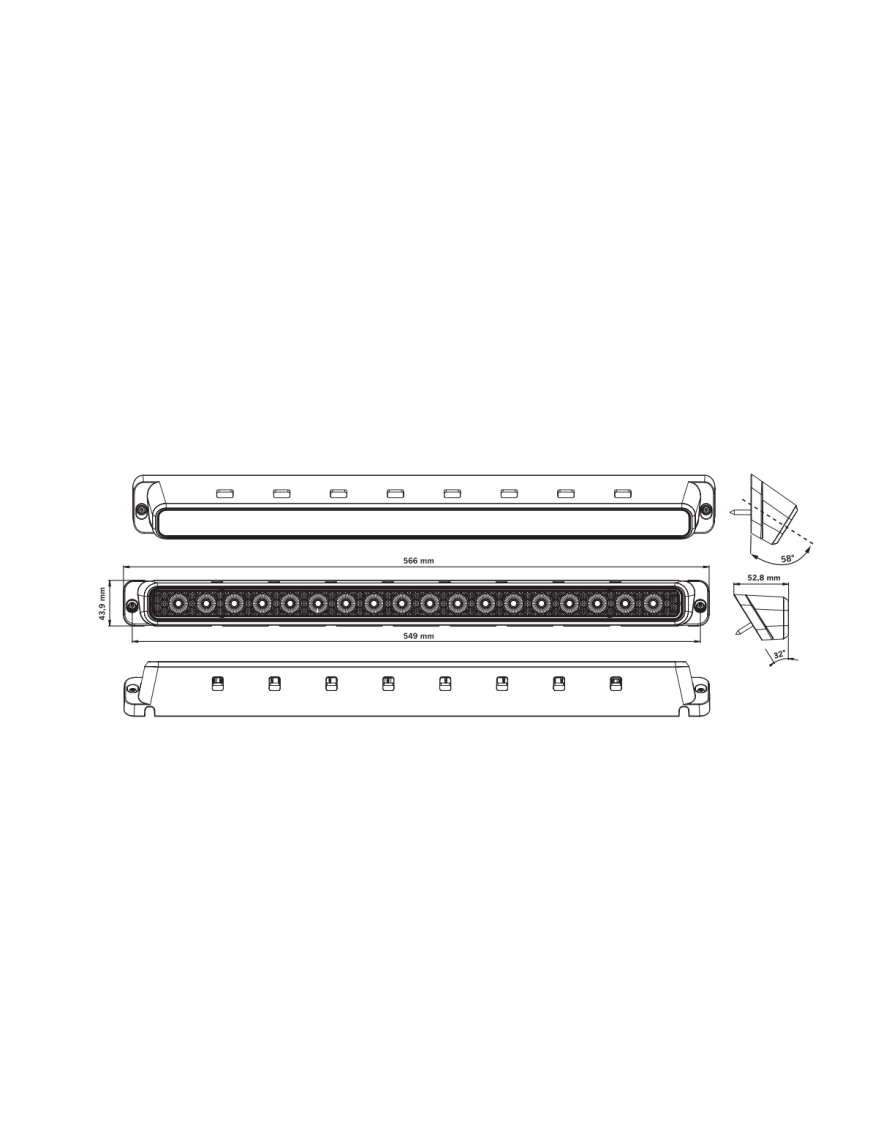 NUUK E-LINE SCENE LIGHT 80W | 8200 lm