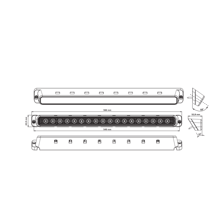 NUUK E-LINE SCENE LIGHT 80W | 8200 lm STRANDS - ujęcie 11
