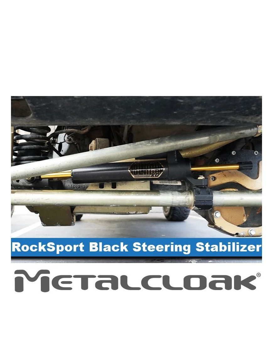Amortyzator Skrętu Rocksport BLACK XD regulowany | Wrangler JK JL JT
