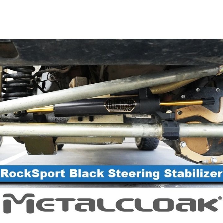 Amortyzator Skrętu Rocksport BLACK XD regulowany | Wrangler  JK JL JT METALCLOAK - ujęcie 7