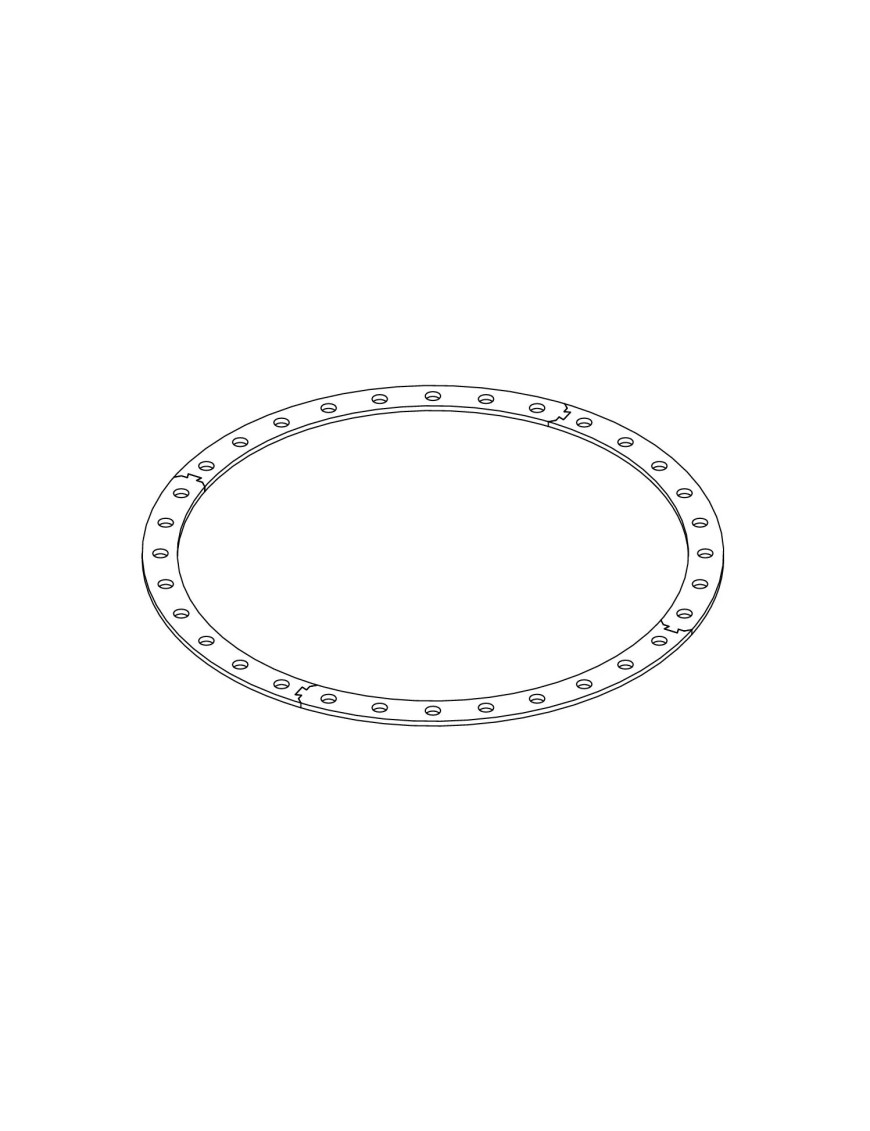 Dystans felgi BEADLOCK - Na 4 felgi 17"