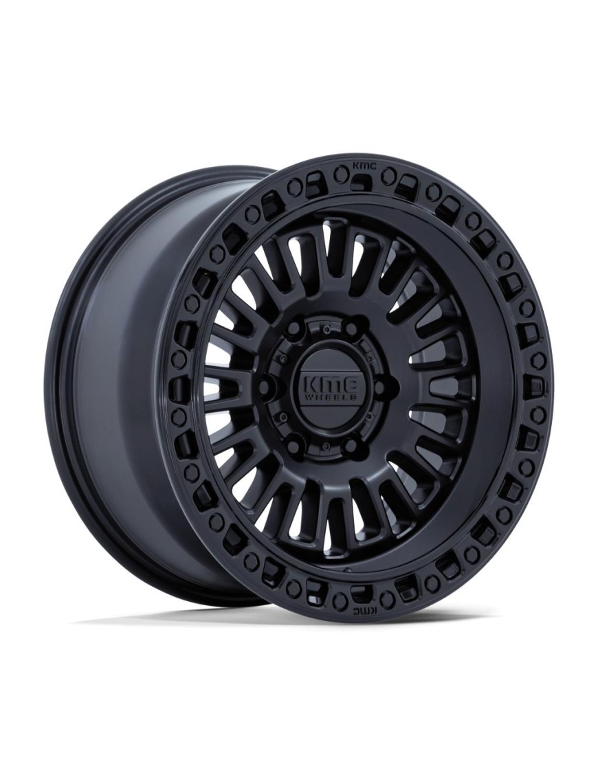 Felga aluminiowa KM554 AZTEC Matte Black W/ Gloss Black Lip KMC