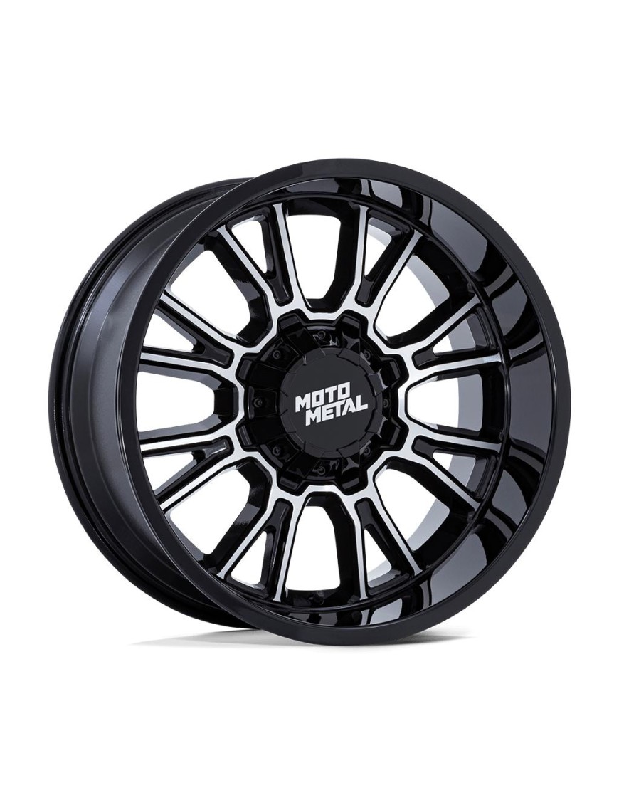 Felga aluminiowa MO810 LEGACY Gloss Black Machined MOTO METAL