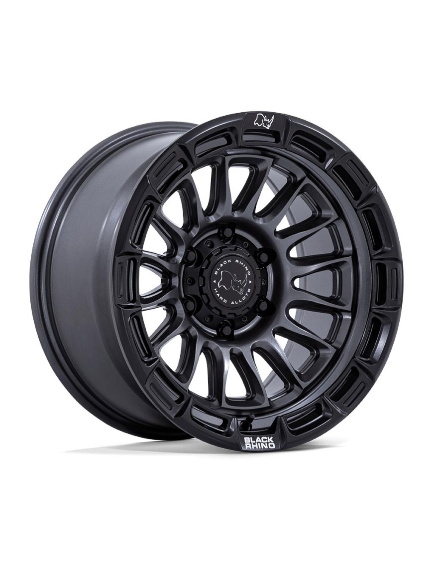 Felga aluminiowa BR025 RIVAL Matte Gunmetal W/ Matte Black Lip BLACK RHINO