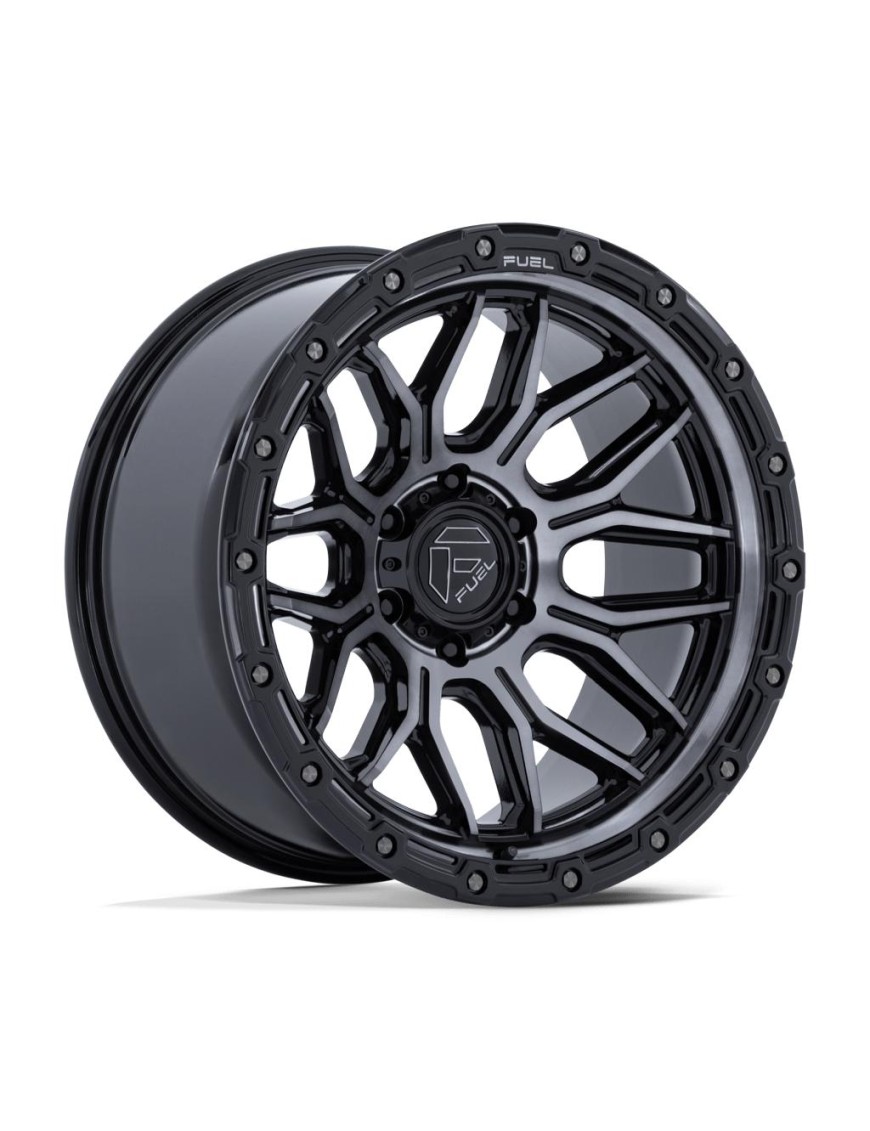 Felga aluminiowa FC881 SURGE Gloss Black Machined W/ Gray Tint FUEL