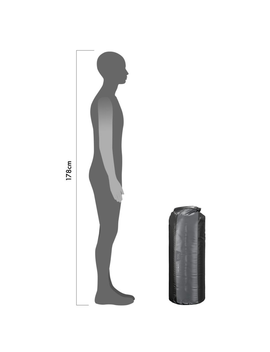 ORTLIEB WOREK DRY BAG BLACK-SLATE 59L