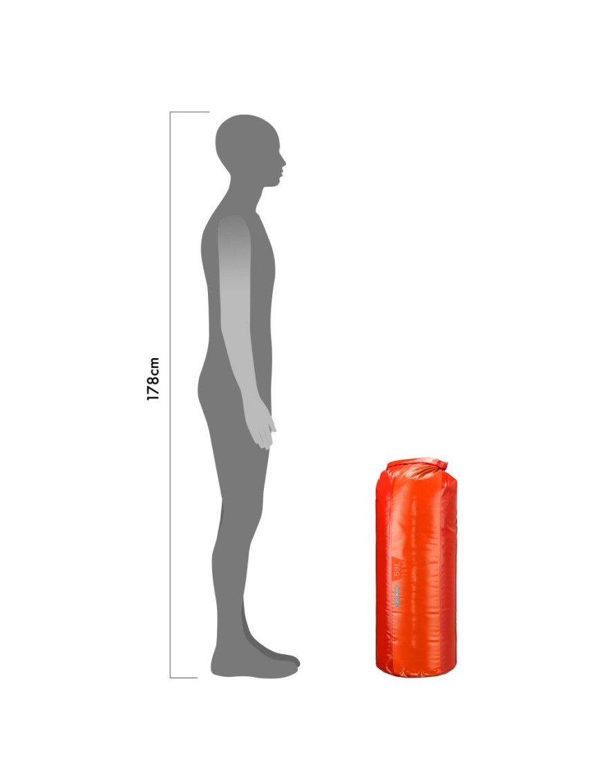 ORTLIEB WOREK DRY BAG CRANBERRY-SIGNALRED 59L