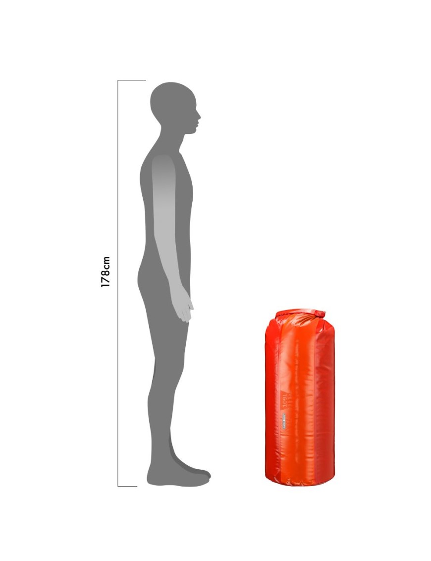 ORTLIEB WOREK DRY BAG CRANBERRY-SIGNALRED 109L