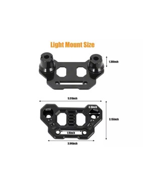 Mocowania lamp A-pillar podszybia Jeep Wrangler JL / JT
