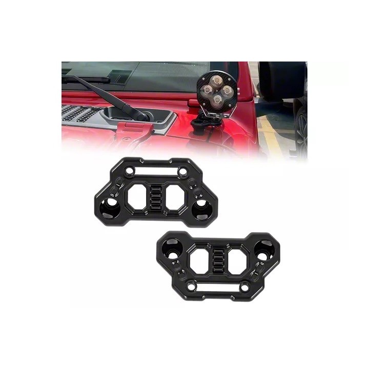 Mocowania lamp A-pillar podszybia Jeep Wrangler JL / JT