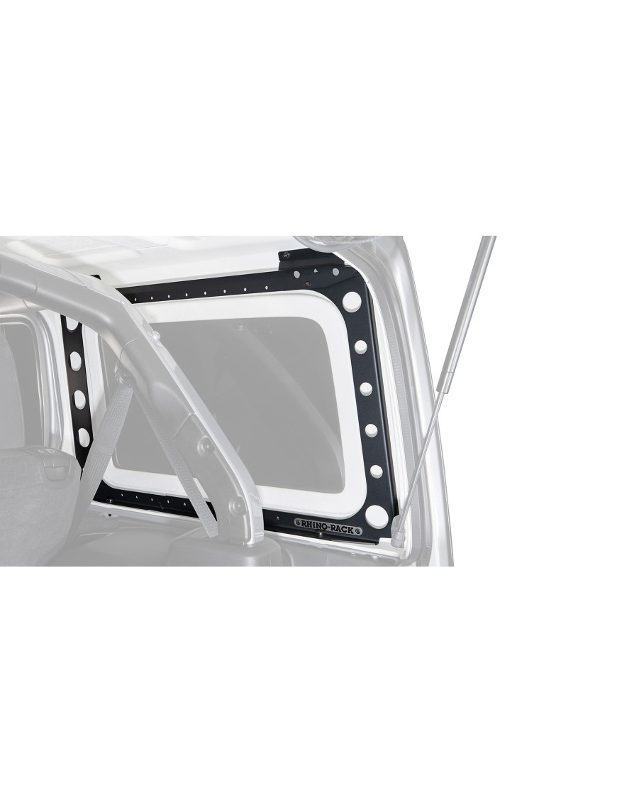 Platforma lowprofile Rhino-Rack Pioneer 6 Jeep Wrangler JL | montaż namiotu dachowego