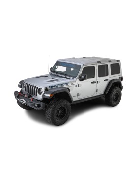 Platforma lowprofile Rhino-Rack Pioneer 6 Jeep Wrangler JL | montaż namiotu dachowego