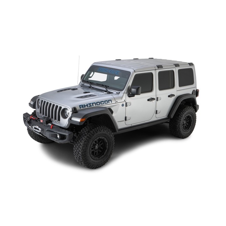 Bagażnik lowprofile Rhino-Rack Pioneer 6 Jeep Wrangler JL | montaż namiotu dachowego - ujęcie 24