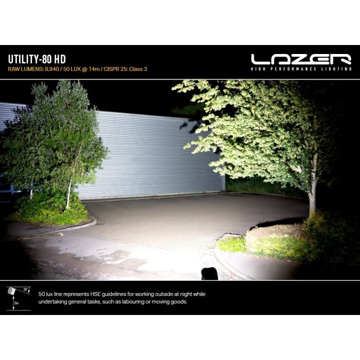 Lazer UTILITY-80 HD lampa robocza LED 80W 5000K - ujęcie 6