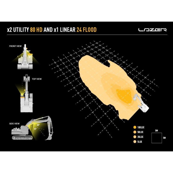 Lazer UTILITY-80 HD lampa robocza LED 80W 5000K - ujęcie 7