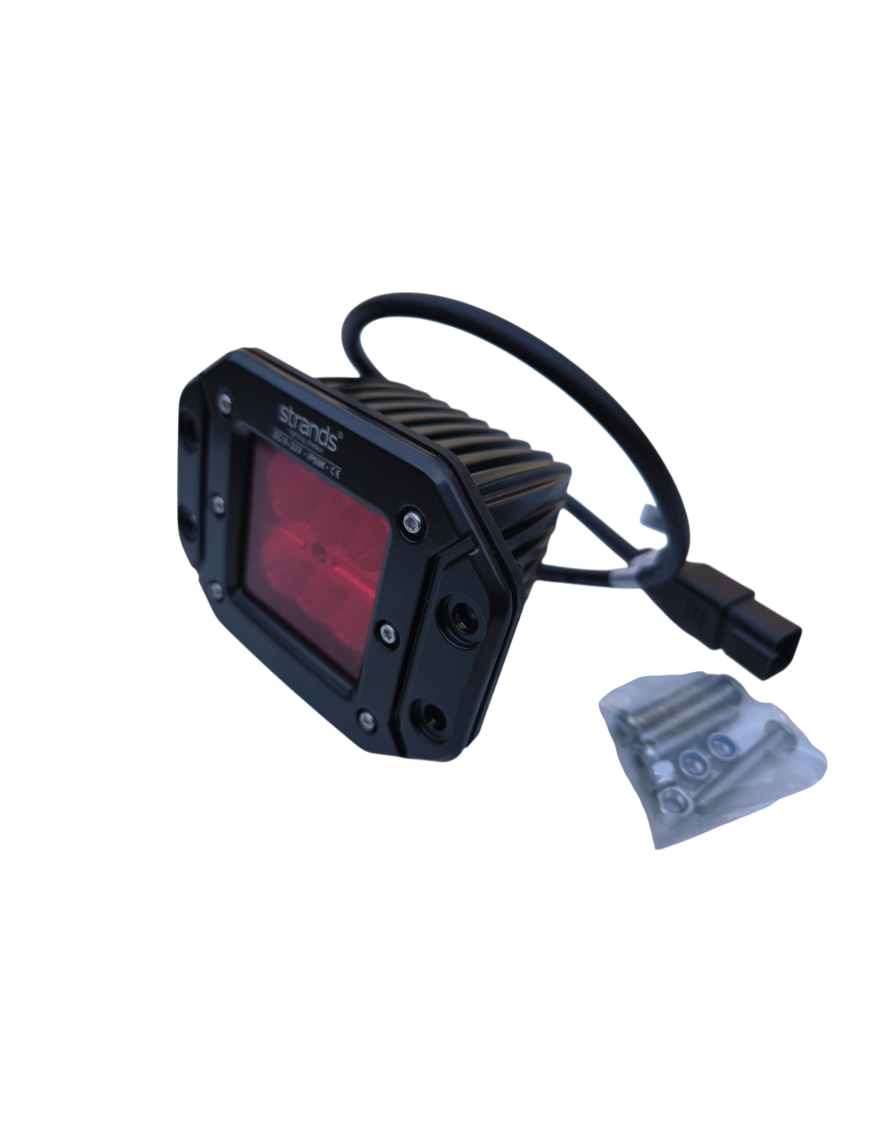 Lampa STRANDS do zabudowy 880lm RED