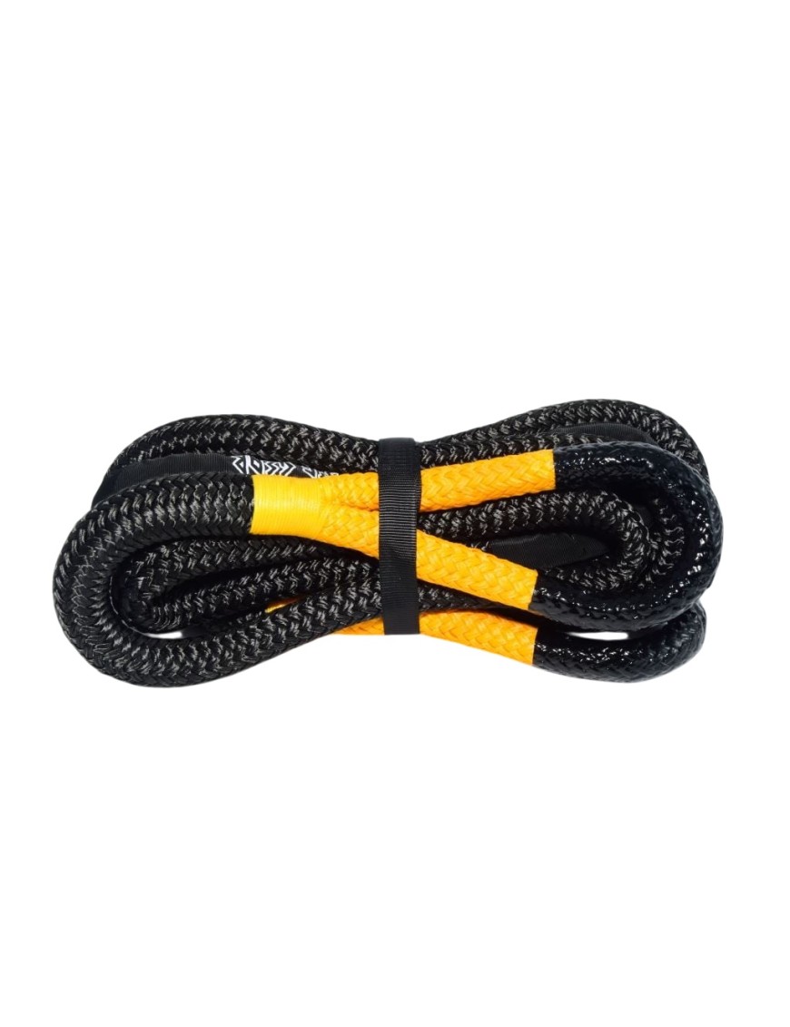 Lina kinetyczna Runic Gear nylon66 28mm x 8 m, MBL 18,7T, poliuretanowe pętle
