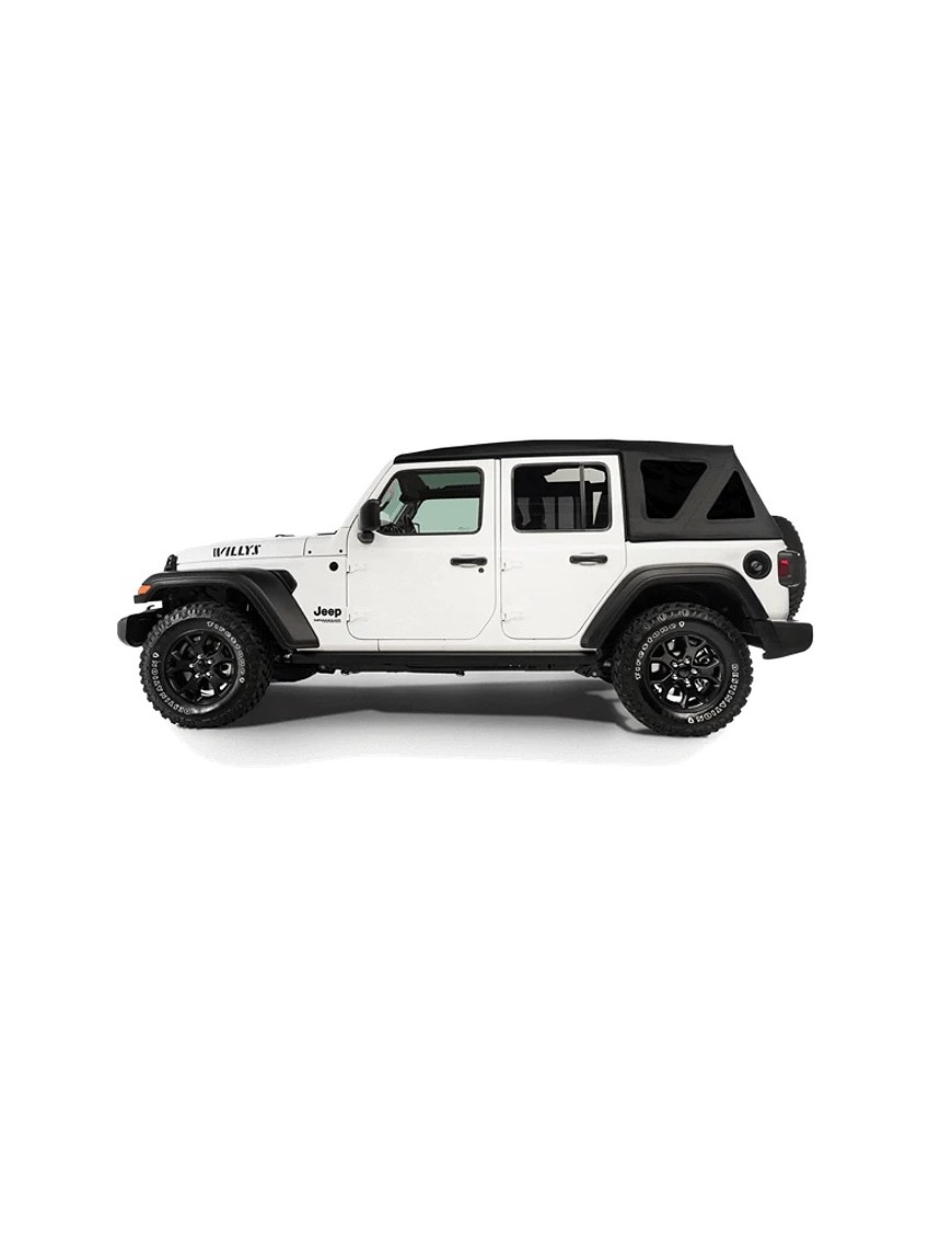 miękki dach elektryczny eTop Squareback Wrangler JL 4D | Bestop