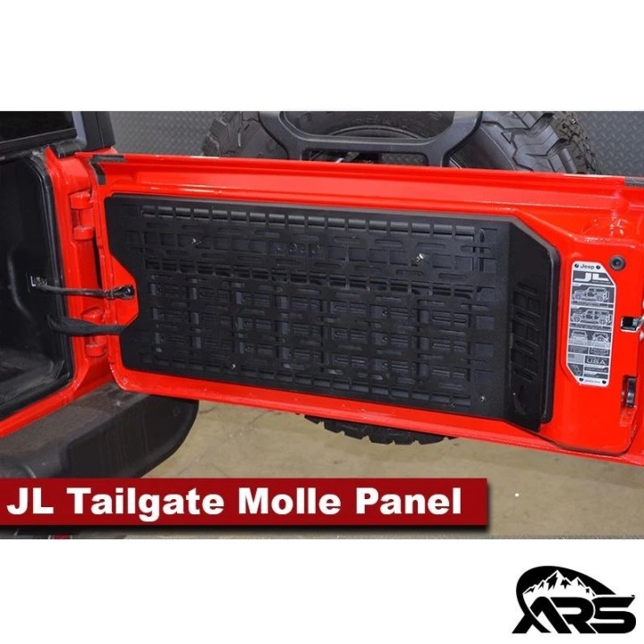Panele Molle na klapę tylną Jeep Wrangler JL JLU METALCLOAK - ujęcie 3