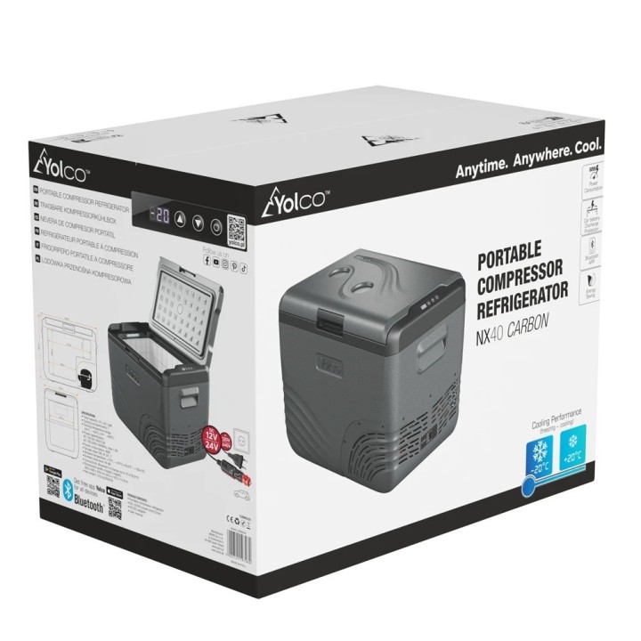 Lodówka przenośna kompresorowa Yolco NX40 CARBON - ujęcie 25