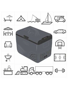 Lodówka przenośna kompresorowa Yolco NX40 CARBON