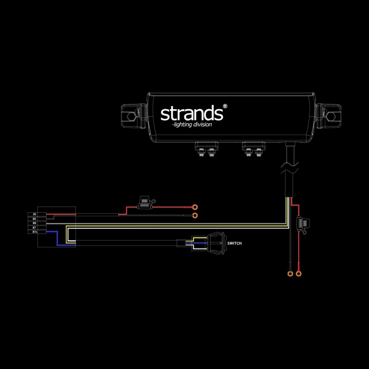 SKYLORD LED BAR 20" - 50cm| 902001 STRANDS - ujęcie 7