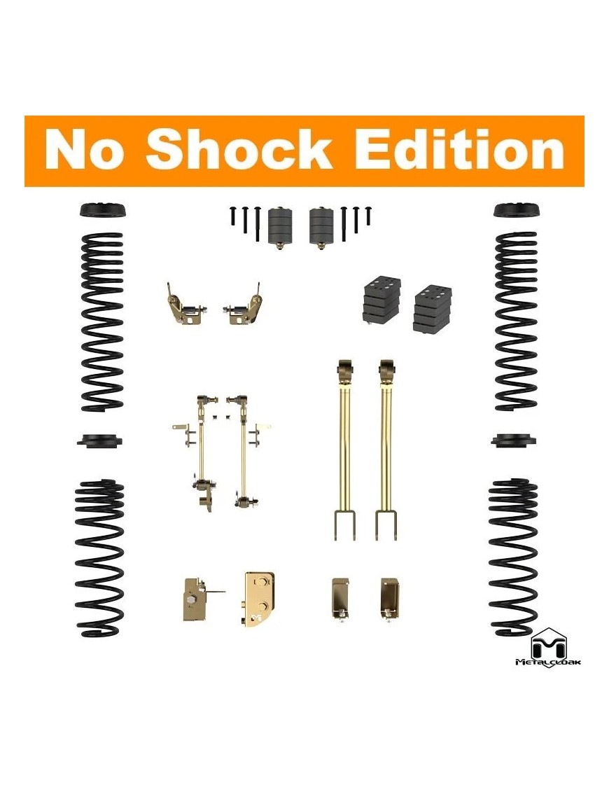 Lift Kit 2,5 Jeep Wrangler JL 4D Podstawowy Metalcloak