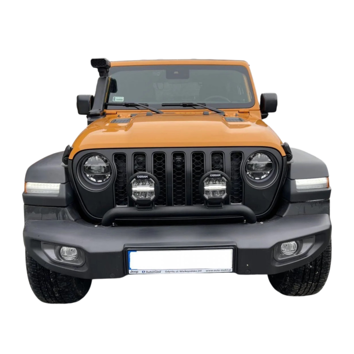 Bull bar na seryjny zderzak EU Jeep Wrangler JL, 4xe, Gladiator JT