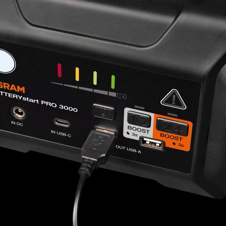 Osram BATTERYstart PRO 3000 OJST3000 Jumpstarter 12V 24V - ujęcie 10