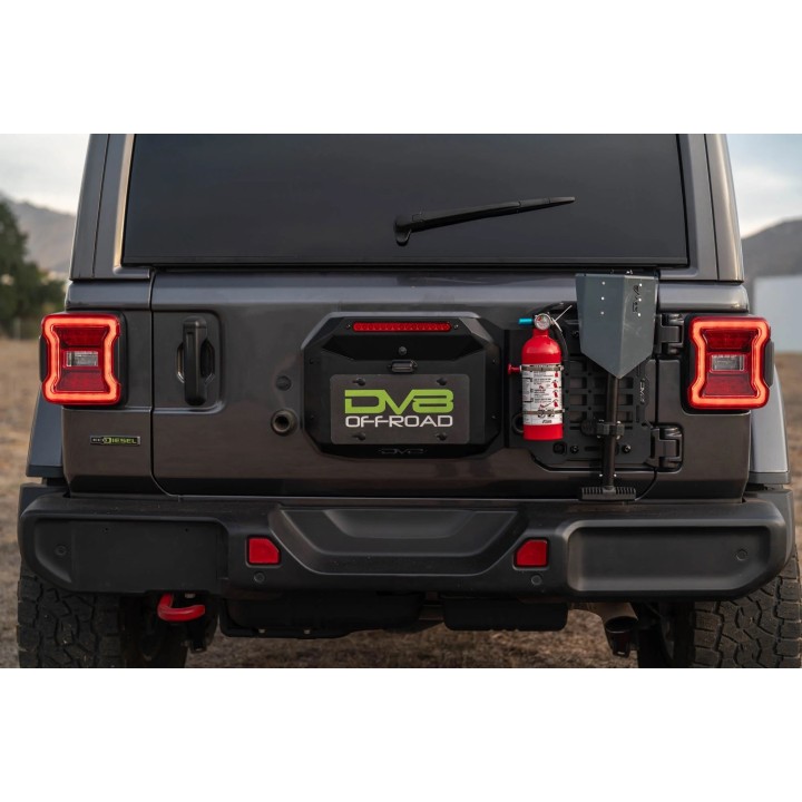 Molle wzmacniające tylną klapę Jeep Wrangler JL DV8 Offroad - ujęcie 7