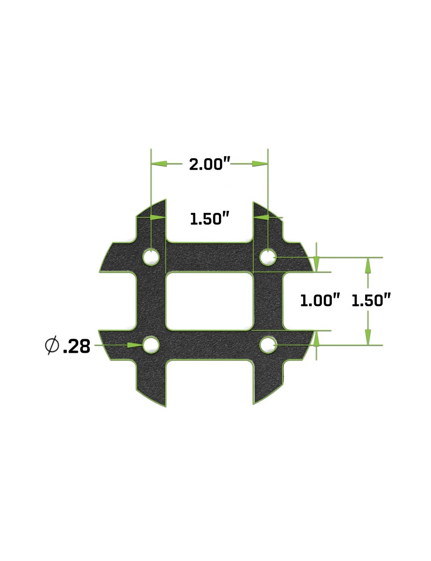 Uniwersalny panel Molle 15x12 38x30,5cm