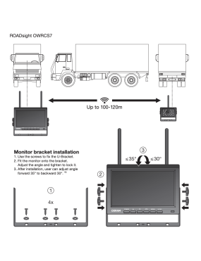 kamera cofania bezprzewodowa OSRAM ROADsight OWRCS7 (do 4 kamer)