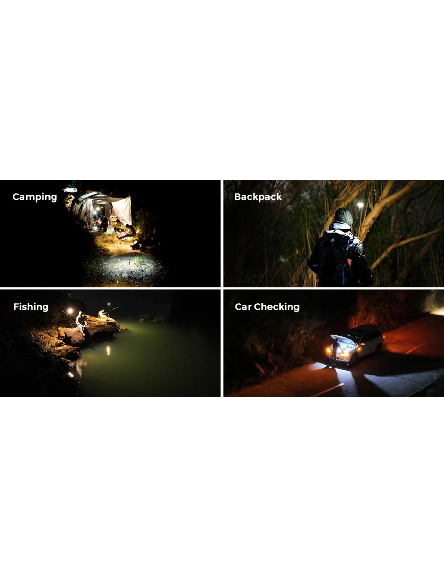 ouTask - Teleskopowa lampa LED | kempingowa