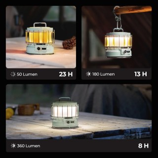 Max Lantern 3 w 1 | Lampa i nawilżacz kempingowy - powerbank Flextail - ujęcie 2