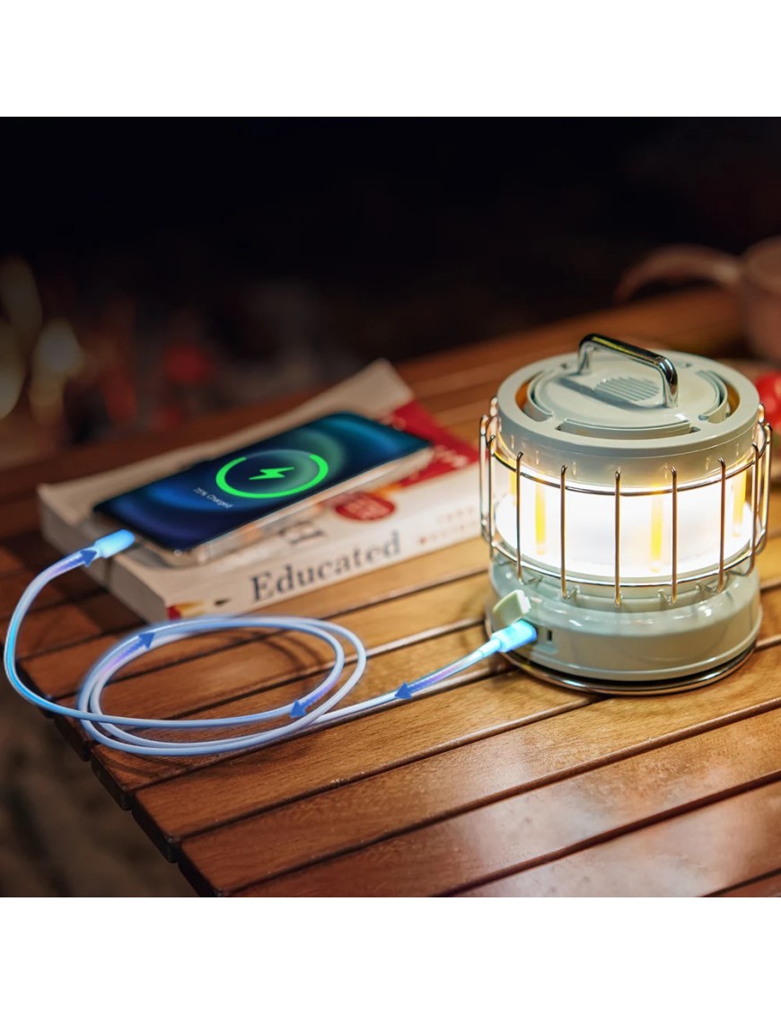 Max Lantern 3 w 1 | Lampa i nawilżacz kempingowy - powerbank