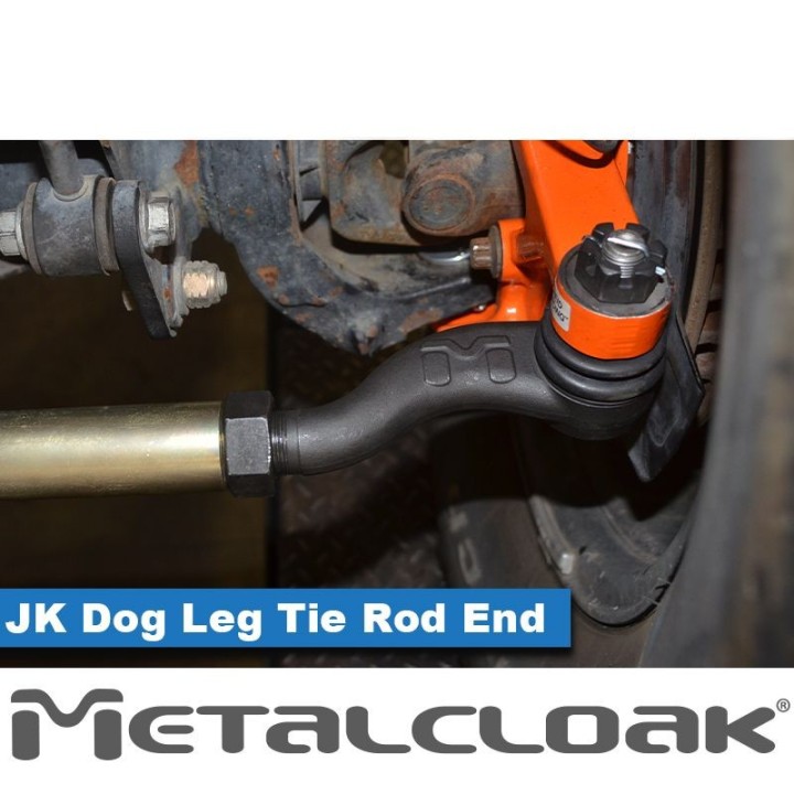 JK Wrangler Dog Leg Tie Rod End, Right Hand Thread - Driver Side METALCLOAK - ujęcie 2