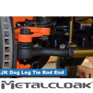 JK Wrangler Dog Leg Tie Rod End, Left Hand Thread - Passenger Side METALCLOAK - ujęcie 2