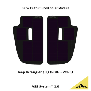 Panel solarny Cascadia 4x4 VSS System 2.0 — Jeep Wrangler JL i Gladiator JT - ujęcie 2