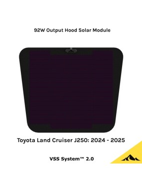 Cascadia 4x4 VSS System™ 2.0 CHF158 panel solarny na maskę Toyota Land Cruiser 250 / Prado 2024–2025