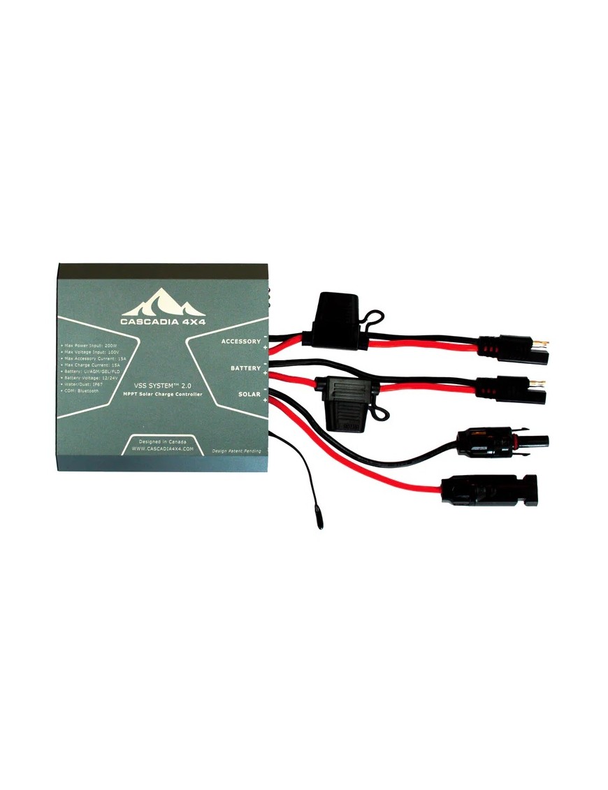 Cascadia 4x4 CHF149CC – 15A MPPT Bluetooth Solar Charge Controller do VSS System™ 2.0
