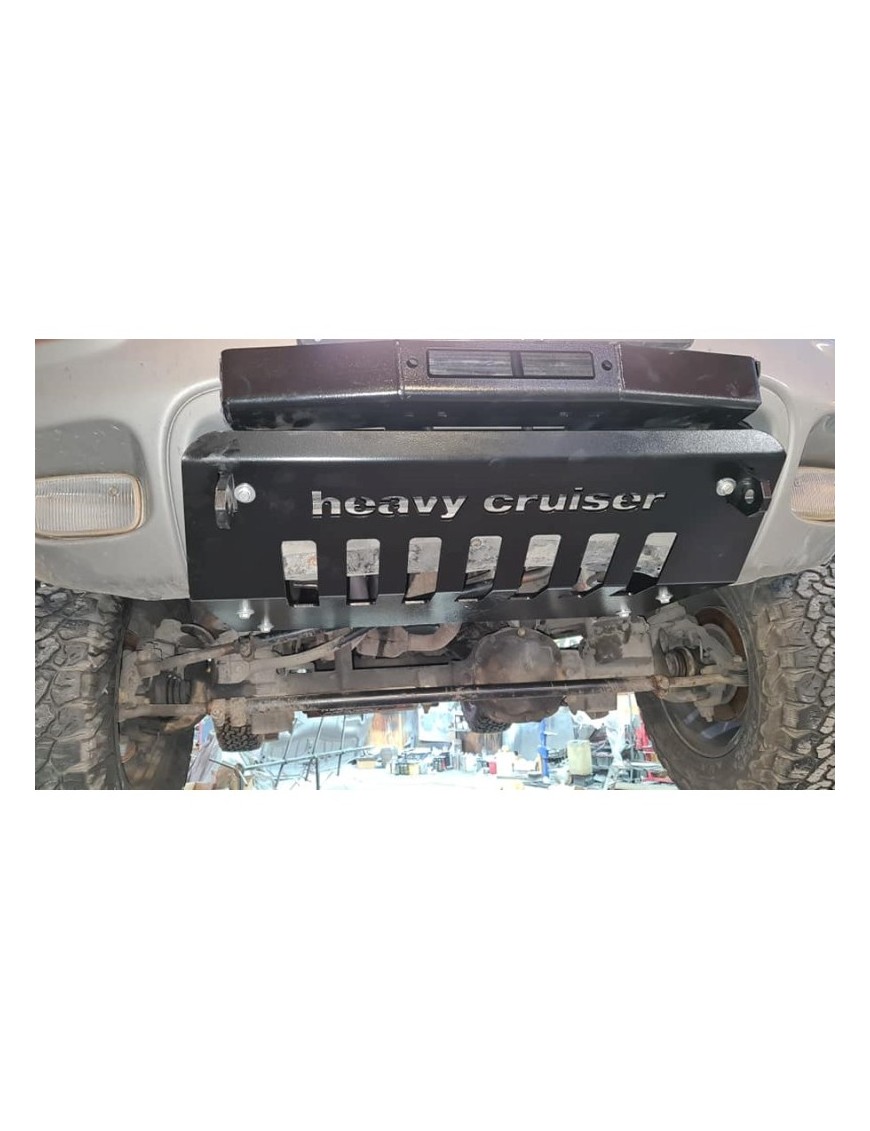 Jeep Grand Cherokee WJ / WG 1998-2004 płyta montażowa wyciągarki poszerzona z osłoną czołową