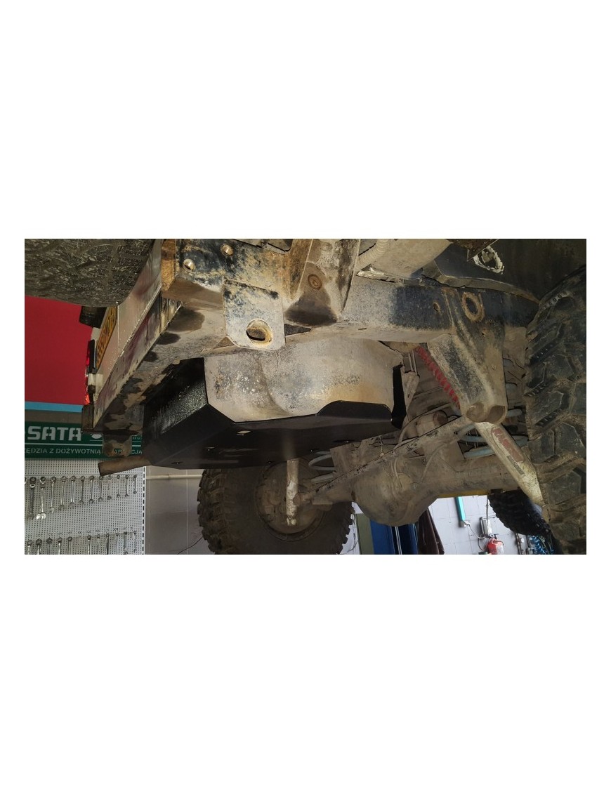 Osłona zbiornika paliwa STANDARD Nissan Patrol GU4 2005-2010 aluminiowa