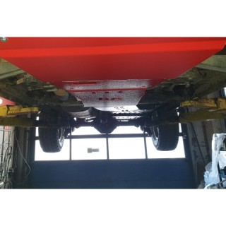 Osłona silnika i przedniego mostu STANDARD Jeep Grand Cherokee WK WH 2005-2010 czerwona