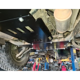 Osłona skrzyni biegów Standard Range Rover L322 2002-2006 czerwona