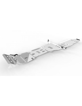 Komplet osłon podwozia OFFROAD Toyota Hilux Vigo 2005-2015 aluminiowy